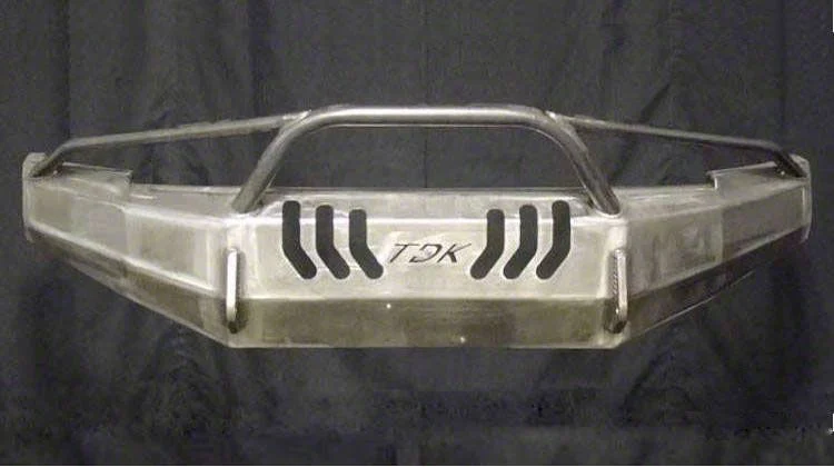 Throttle Down Kustoms Pre-Runner Front Bumper; Bare Metal (16-18 Sierra 1500)