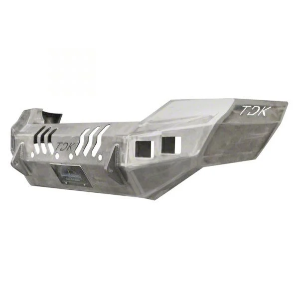 Throttle Down Kustoms Standard Front Bumper; Bare Metal (15-19 Sierra 2500 HD)