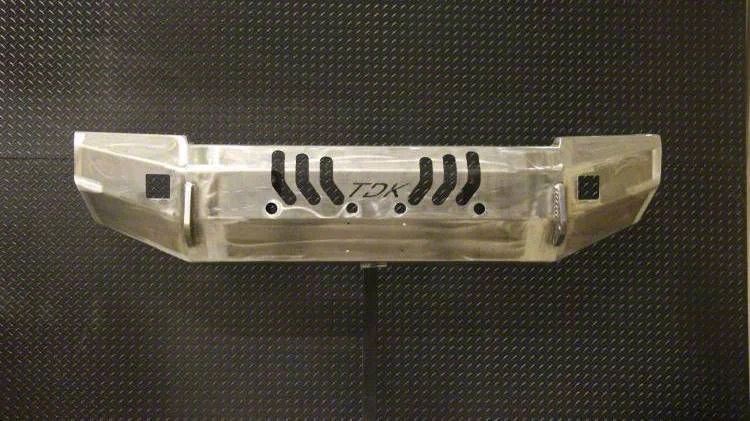 Throttle Down Kustoms Standard Front Bumper; Bare Metal (20-23 Silverado 2500 HD)