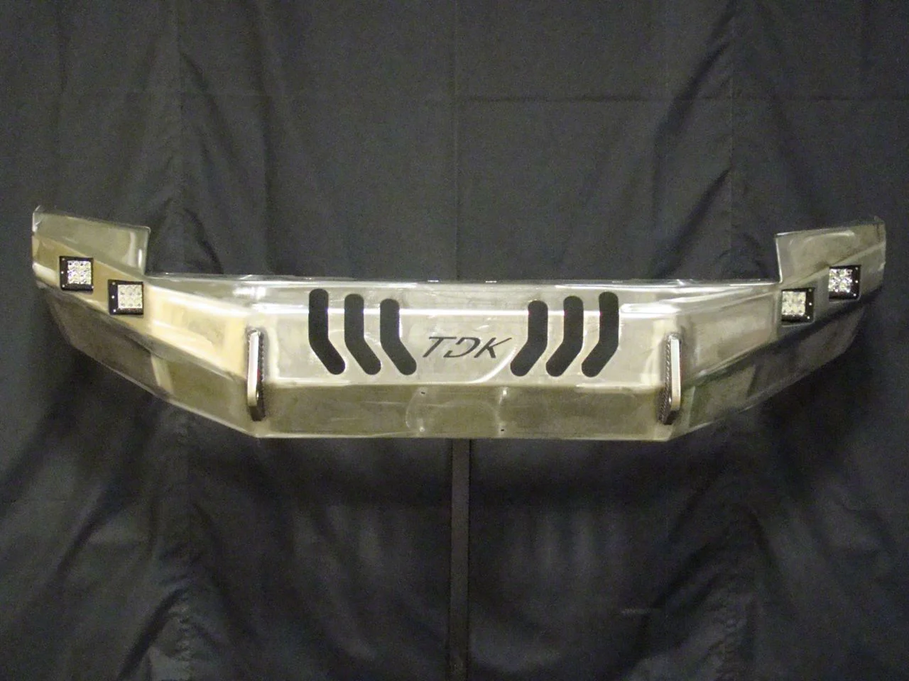 Throttle Down Kustoms Standard Front Bumper; Bare Metal (17-19 F-250 Super Duty)
