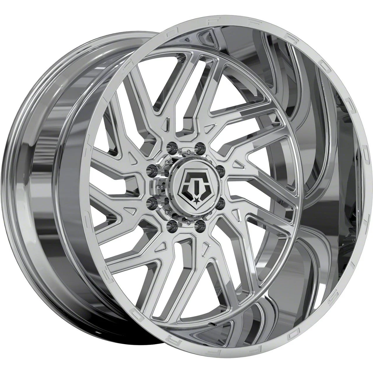 TIS 544C Chrome 8-Lug Wheel; 20x12; -44mm Offset (17-22 F-350 Super Duty SRW)