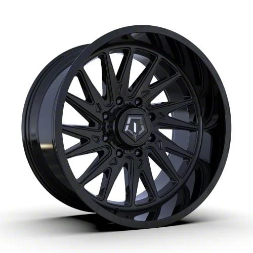 TIS 547B Gloss Black 8-Lug Wheel; 20x10; -19mm Offset (17-22 F-350 Super Duty SRW)