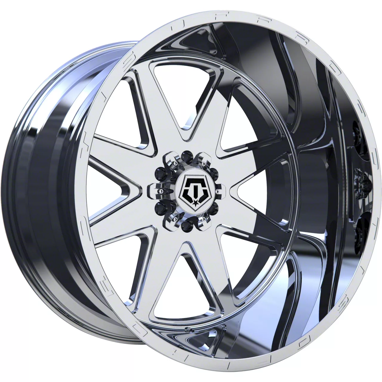 TIS 551P Polished 8-Lug Wheel; 22x12; -44mm Offset (17-22 F-350 Super Duty SRW)