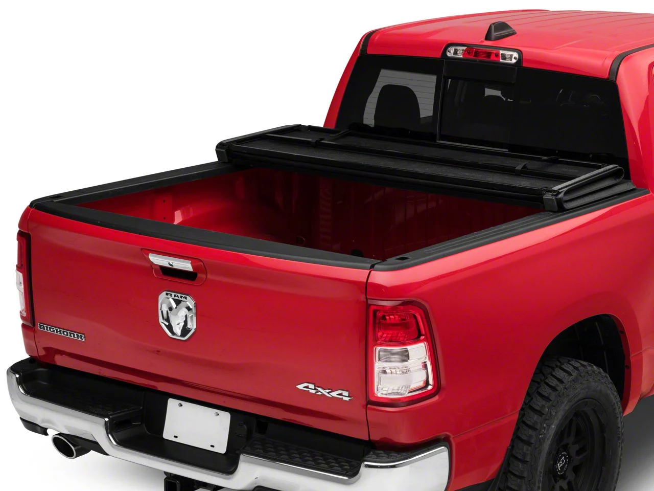Tonno Pro Hard Fold Tonneau Cover (19-26 RAM 1500 w/ 5.7-Foot Box & w/o RAM Box & Multifunction Tailgate)