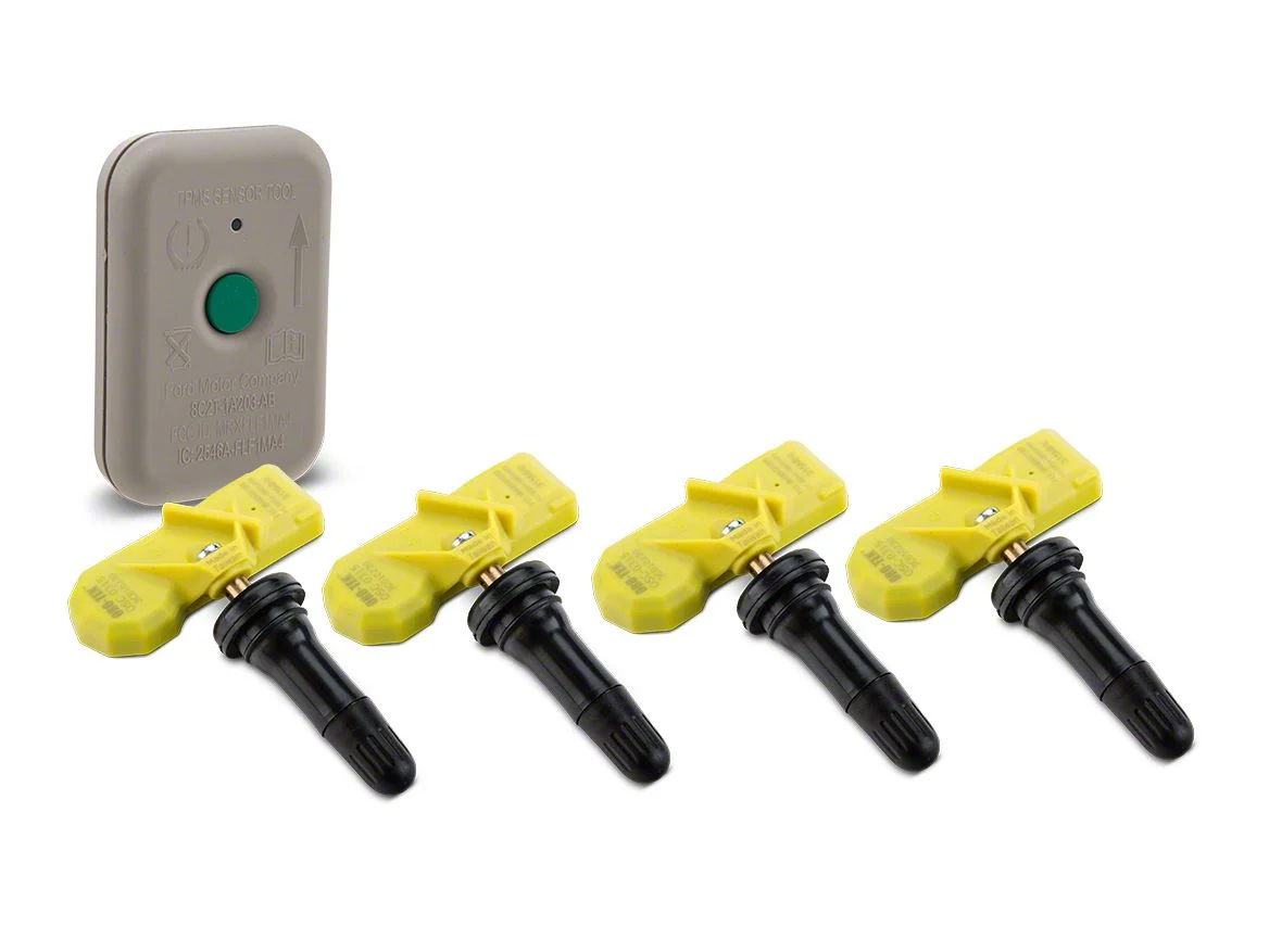 TPMS Full Mounting/Balancing Kit; 4 Wheels (15-23 F-150)