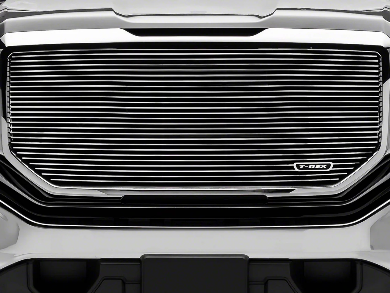 T-REX Grilles Billet Series Upper Grille Insert; Polished (16-18 Sierra 1500)