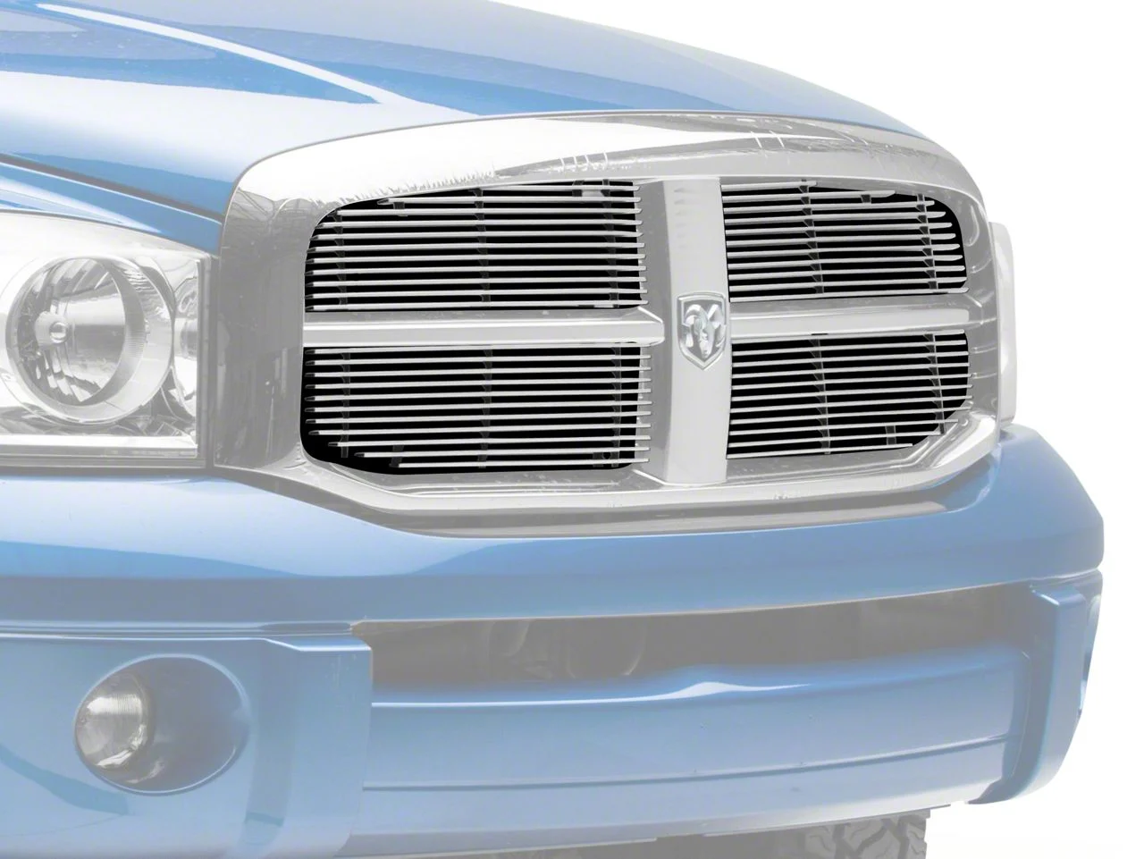 T-REX Grilles Billet Series Upper Grilles Insert; Polished (06-08 RAM 1500)
