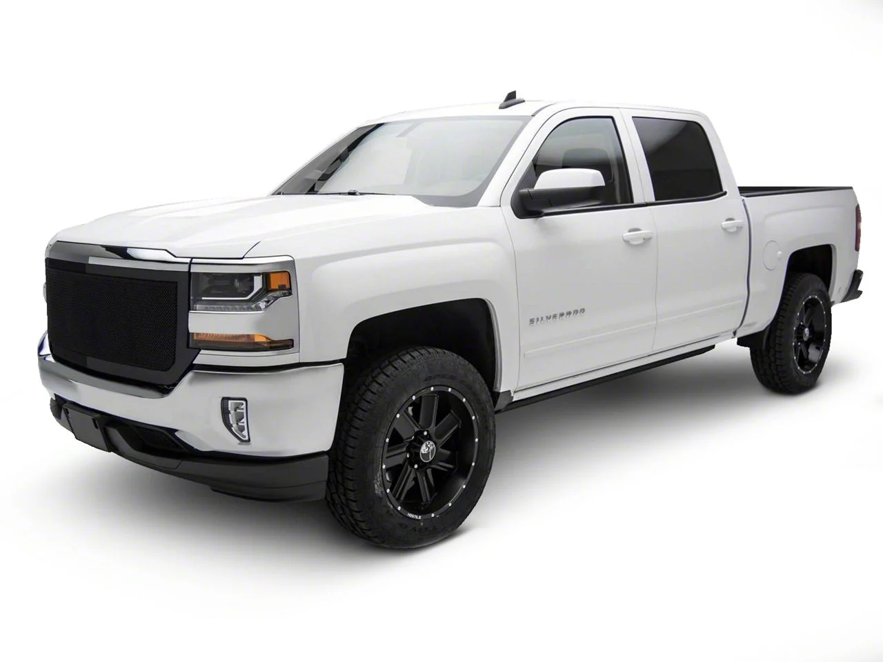 T-REX Grilles Upper Class Series Mesh Full Opening Design Upper Replacement Grille; Black (16-18 Silverado 1500)