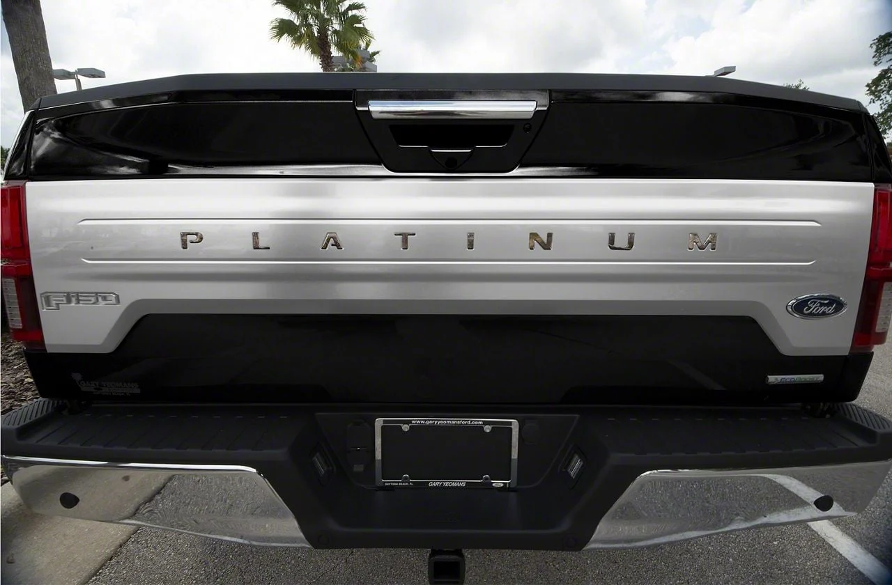 Tailgate Insert Letters; Camouflage (18-20 F-150 Platinum)