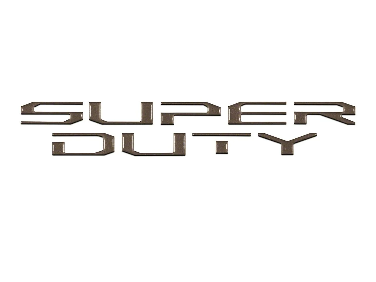 Hood Insert Letters; Caribou (17-22 F-350 Super Duty)