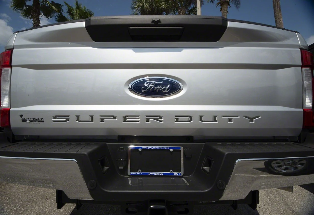 Tailgate Insert Letters; Magnetic (17-19 F-350 Super Duty)
