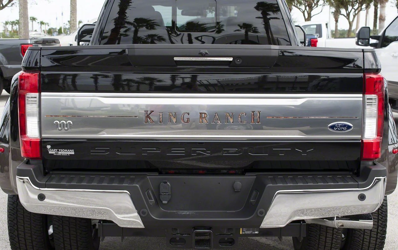 Tailgate Insert Letters; Camouflage (17-19 F-250 Super Duty King Ranch)