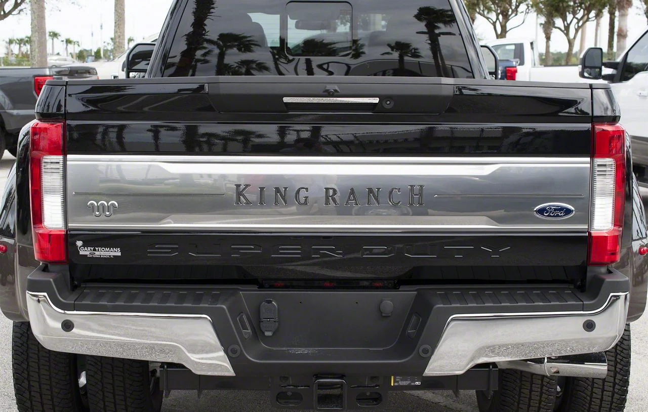 Tailgate Insert Letters; Magnetic (17-19 F-250 Super Duty King Ranch)