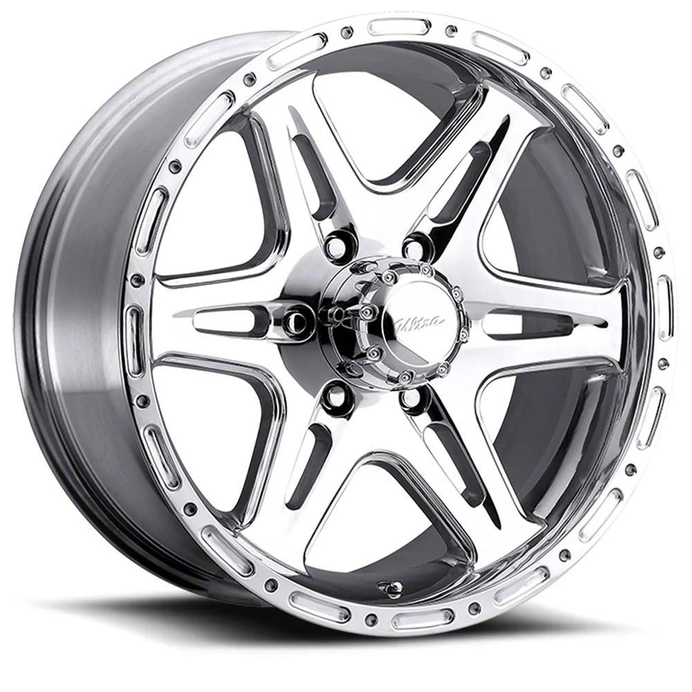 Ultra Wheels Badlands Polished 6-Lug Wheel; 17x9; 0mm Offset (15-20 Tahoe)
