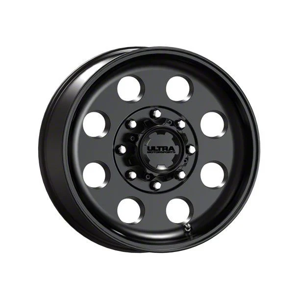Ultra Wheels 164SB Satin Black 8-Lug Wheel; 19.5x7.5; 0mm Offset (17-22 F-250 Super Duty)