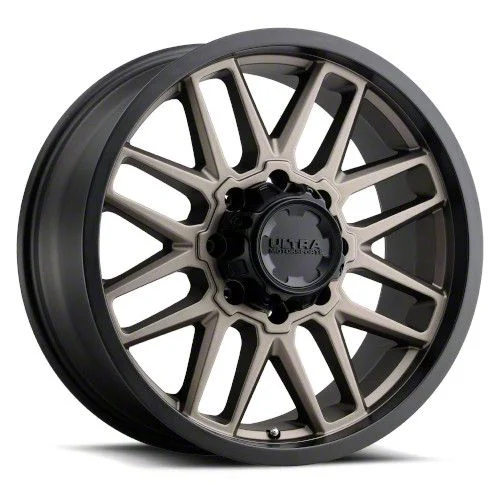 Ultra Wheels Butcher Dark Satin Bronze 8-Lug Wheel; 20x10; -25mm Offset (17-22 F-250 Super Duty)