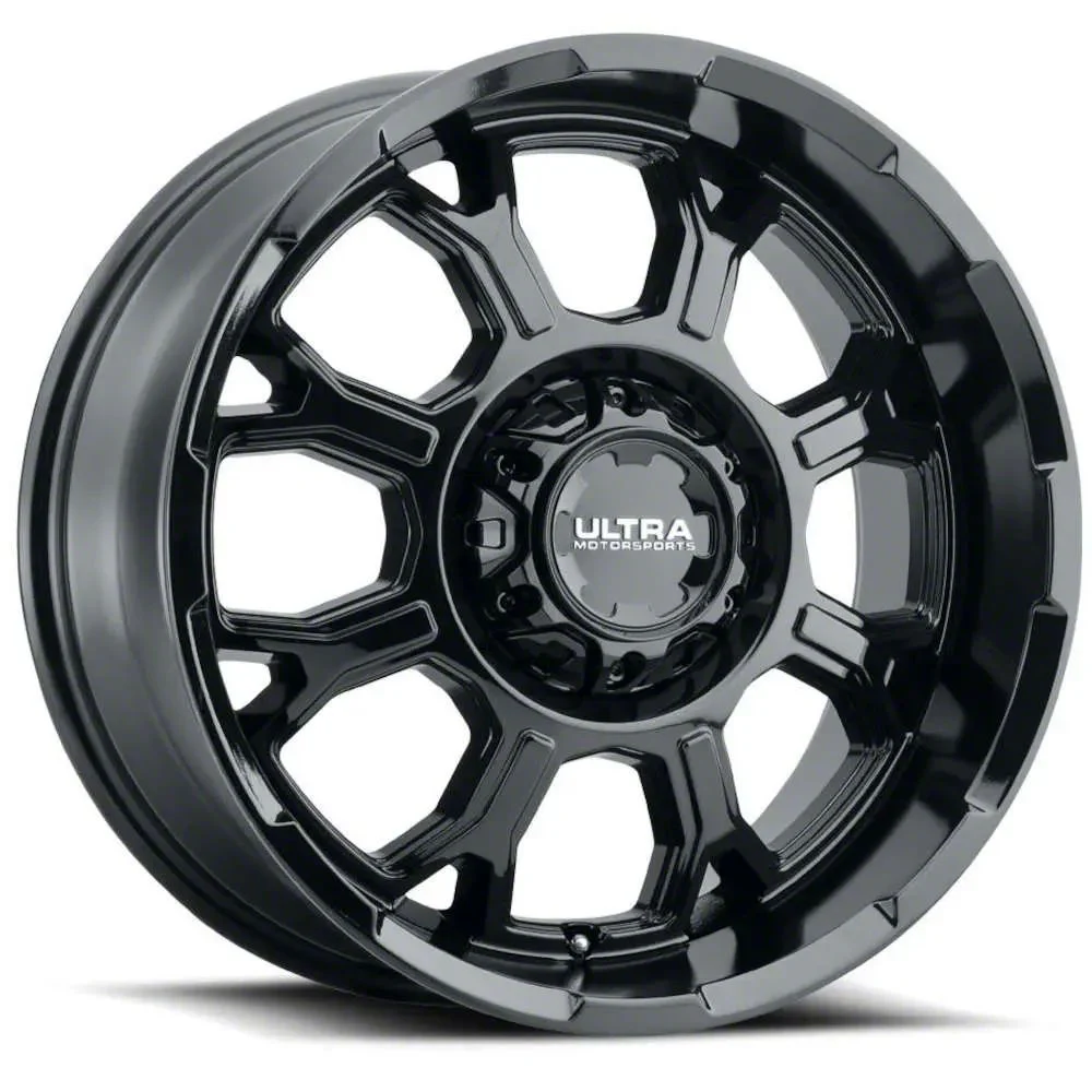Ultra Wheels Commander Gloss Black 6-Lug Wheel; 18x9; 18mm Offset (21-26 Tahoe)