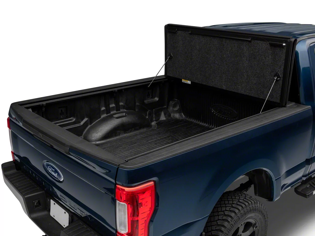 UnderCover Ultra Flex Tri-Fold Tonneau Cover; Black Textured (17-26 F-350 Super Duty w/ 6-3/4-Foot Bed)