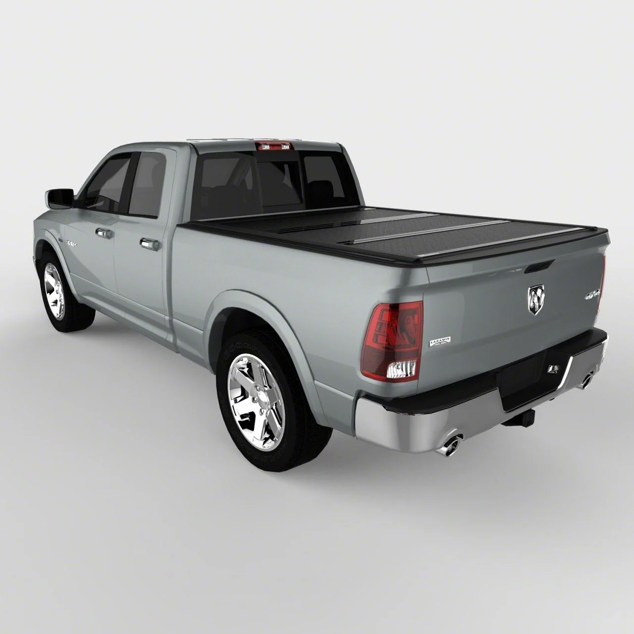 UnderCover Flex Tri-Fold Tonneau Cover; Black Textured (09-18 RAM 1500 w/o RAM Box)