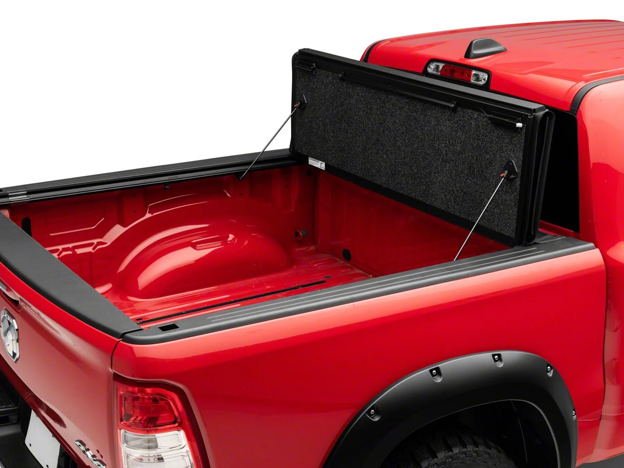 UnderCover Ultra Flex Tri-Fold Tonneau Cover; Black Textured (19-26 RAM 1500 w/o MultiFunction Tailgate)