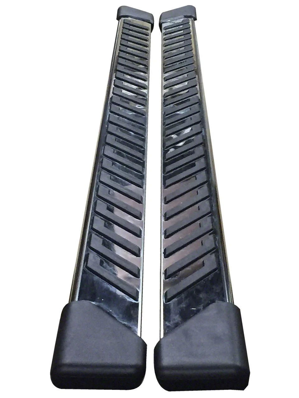 CB2 Side Step Bars; Stainless Steel (15-26 F-150 SuperCab)