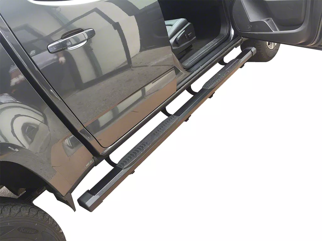 CB1 Side Step Bars; Black (09-18 RAM 1500 Quad Cab)