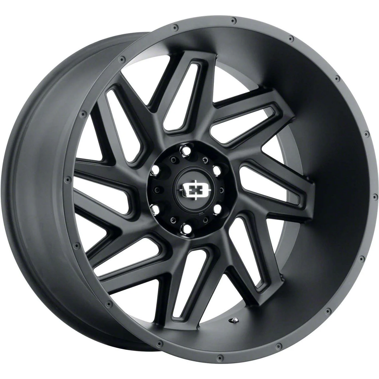 Spyder Satin Black 6-Lug Wheel; 20x9; 0mm Offset (07-13 Sierra 1500)