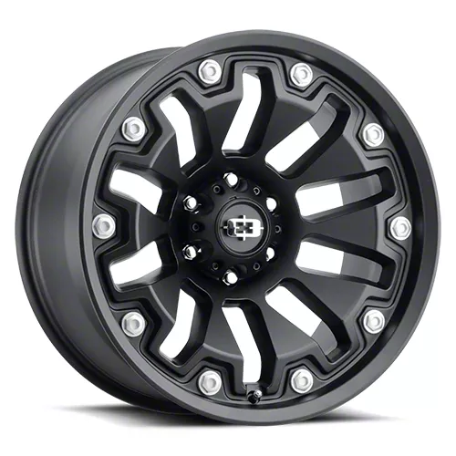 Armor Satin Black 6-Lug Wheel; 20x9; 0mm Offset (14-18 Silverado 1500)