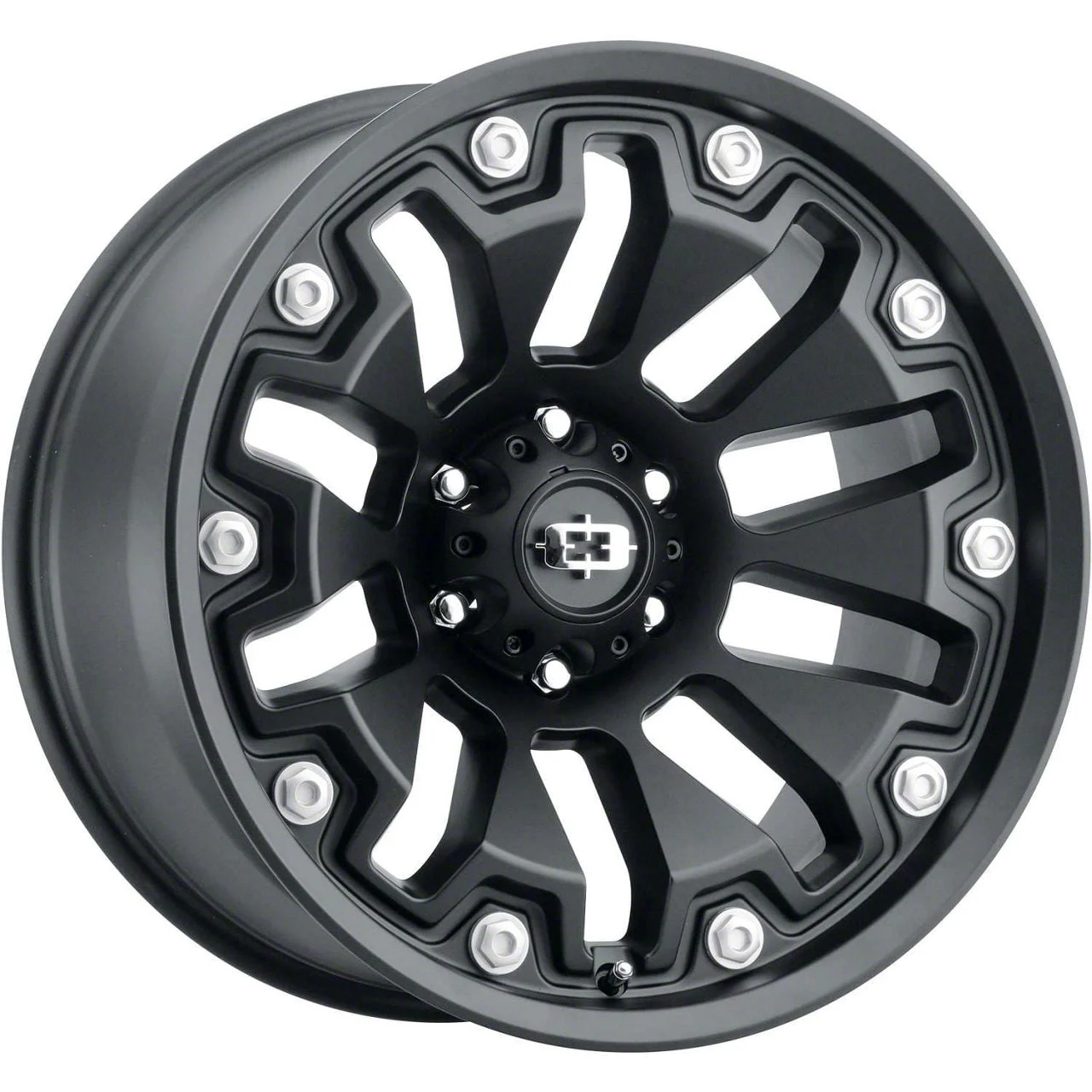Armor Satin Black 6-Lug Wheel; 20x9; 12mm Offset (14-18 Silverado 1500)