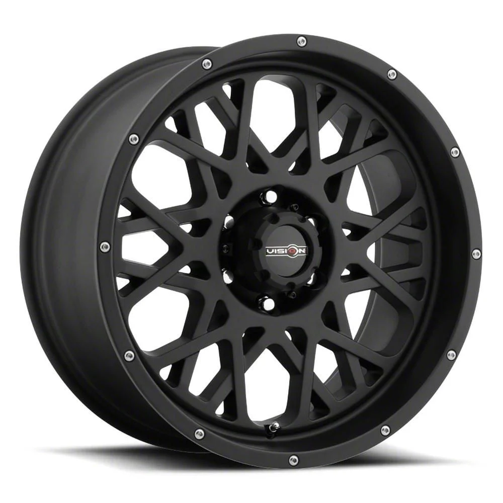 Rocker Satin Black 6-Lug Wheel; 20x9; 10mm Offset (14-18 Silverado 1500)