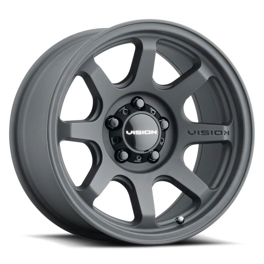 Flow Satin Black 6-Lug Wheel; 17x9; -12mm Offset (15-20 Tahoe)
