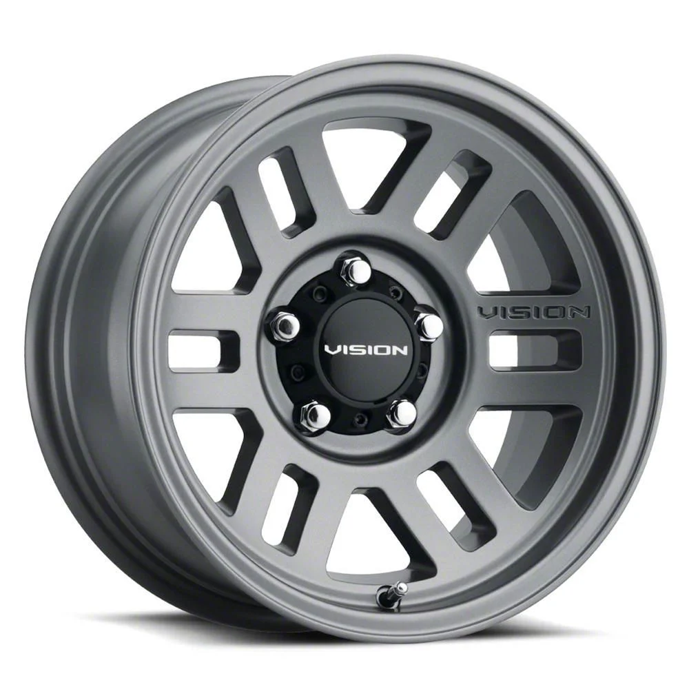 Manx 2 Overland Satin Gray 6-Lug Wheel; 17x9; -12mm Offset (15-20 Tahoe)