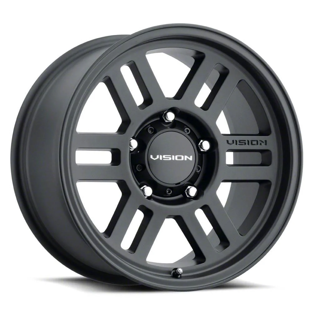Manx 2 Overland Satin Black 6-Lug Wheel; 17x9; 18mm Offset (15-20 Tahoe)