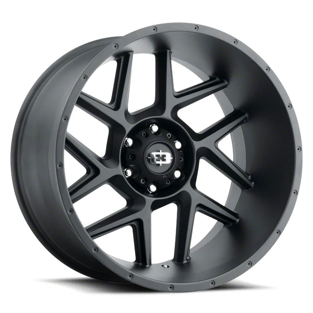 Sliver Satin Black 6-Lug Wheel; 20x9; 0mm Offset (15-20 Tahoe)
