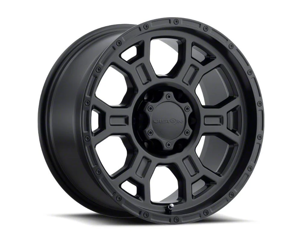 Raptor Matte Black 6-Lug Wheel; 17x9; -6mm Offset (15-20 Tahoe)