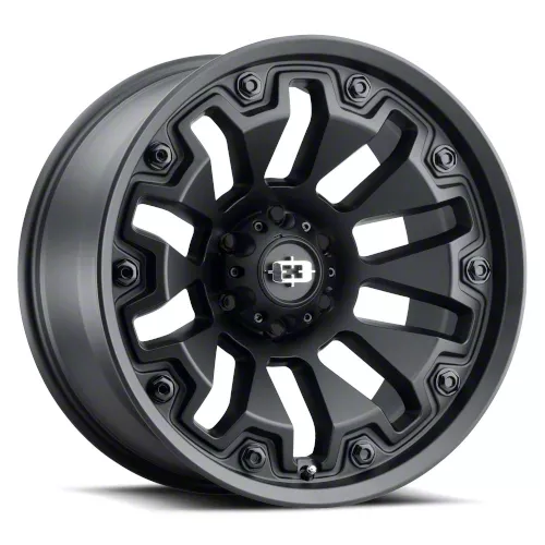 Armor Satin Black with Black Bolt Inserts 6-Lug Wheel; 20x9; 0mm Offset (19-26 RAM 1500)