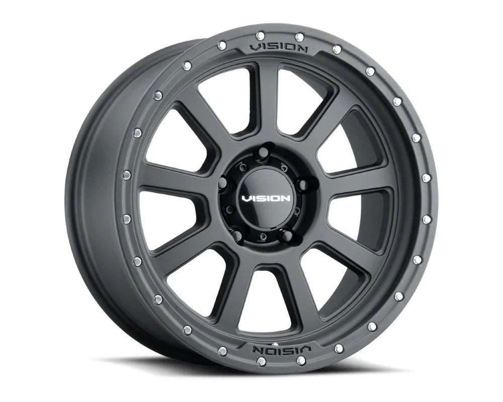 Ojos Satin Black 6-Lug Wheel; 17x9; 12mm Offset (19-23 Ranger)