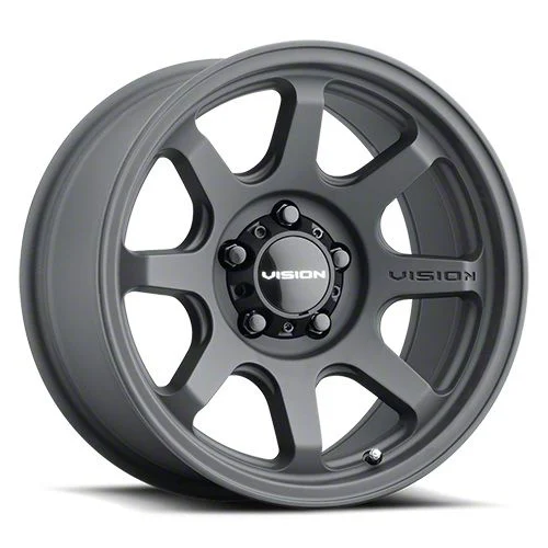 Flow Satin Black 6-Lug Wheel; 17x9; -12mm Offset (19-23 Ranger)