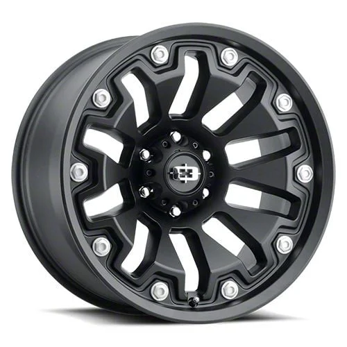 Armor Satin Black 6-Lug Wheel; 18x9; 12mm Offset (19-23 Ranger)