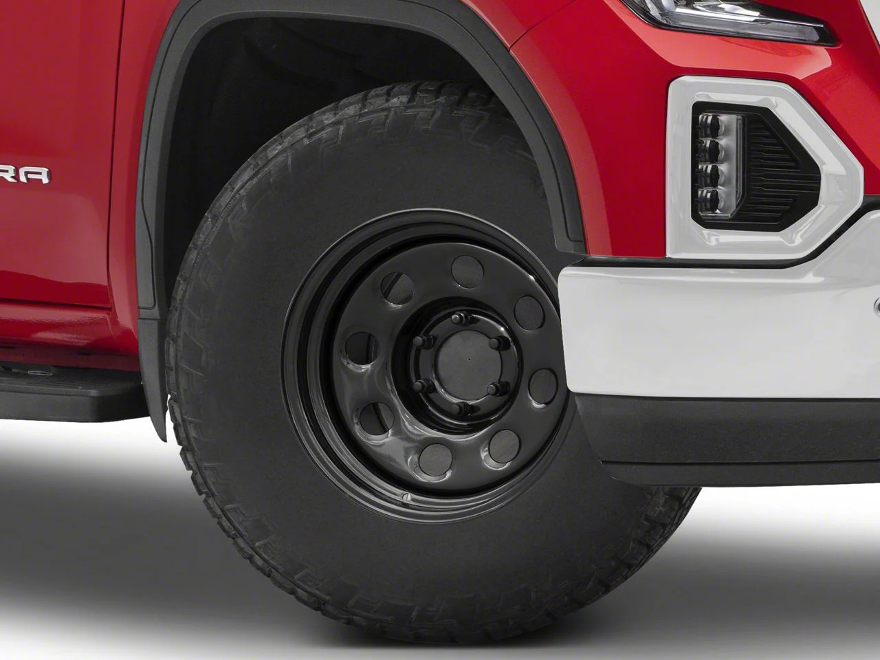 Soft 8 Gloss Black 6-Lug Wheel; 17x9; 12mm Offset (19-26 Sierra 1500)