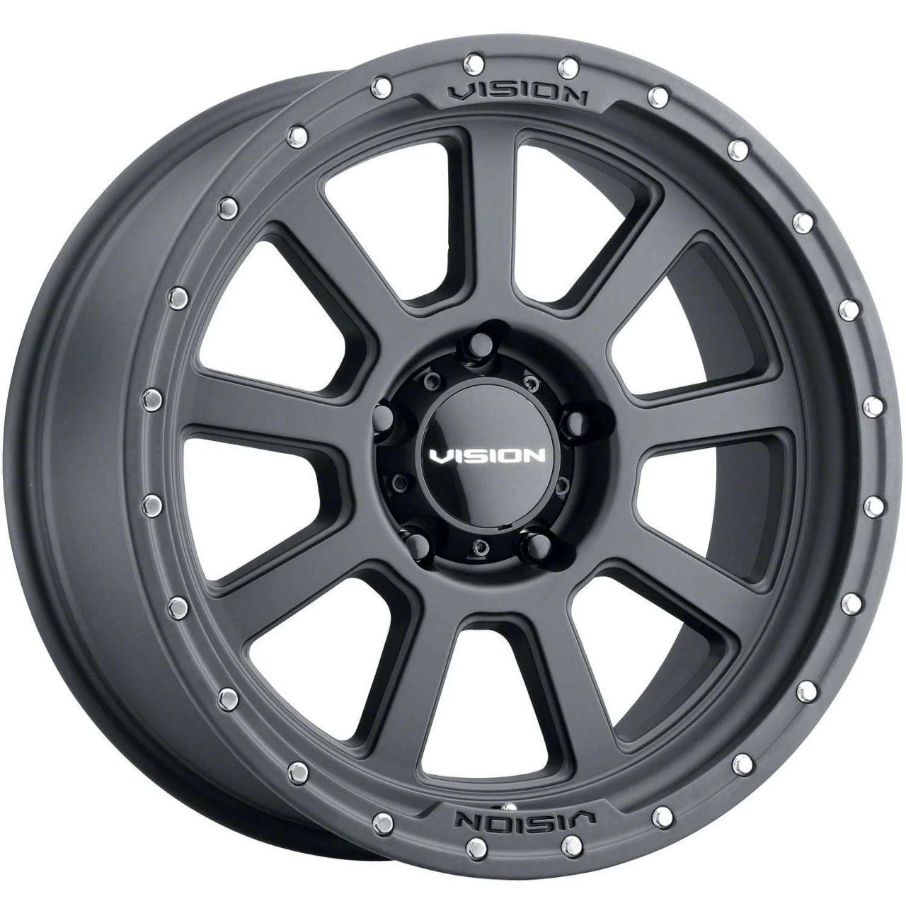 Ojos Satin Black 6-Lug Wheel; 17x9; -12mm Offset (19-26 Silverado 1500)