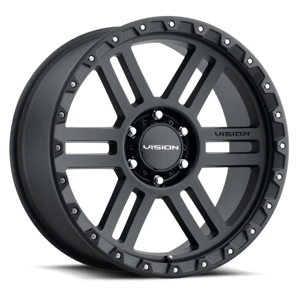 Manx 2 Satin Black 6-Lug Wheel; 17x9; 12mm Offset (19-26 Silverado 1500)