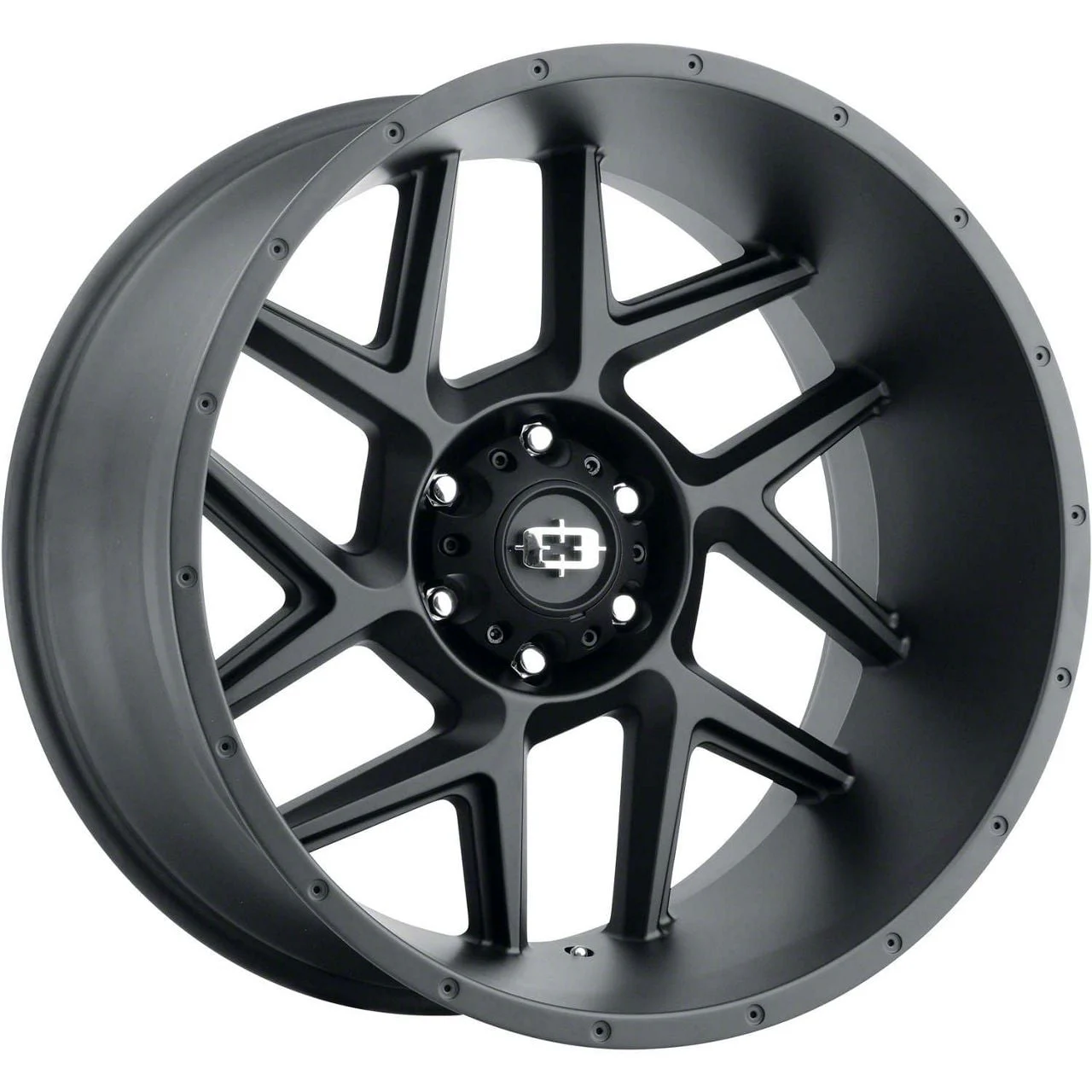 Sliver Satin Black 6-Lug Wheel; 20x9; 0mm Offset (19-26 Silverado 1500)