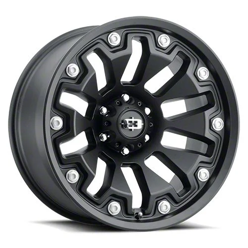 Armor Satin Black 6-Lug Wheel; 20x9; 0mm Offset (19-26 Silverado 1500)