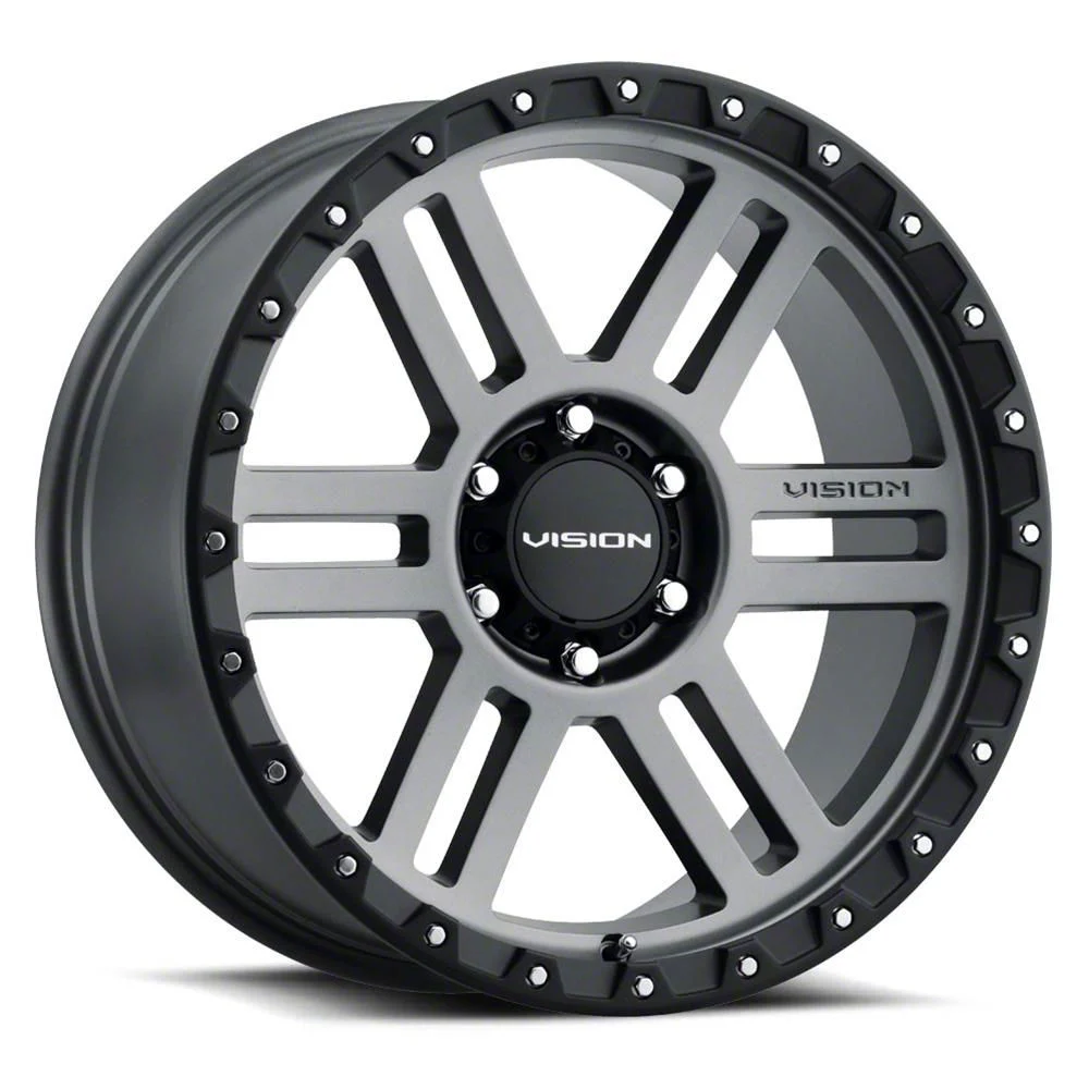 Manx 2 Satin Gray 6-Lug Wheel; 17x9; -12mm Offset (21-26 Tahoe)