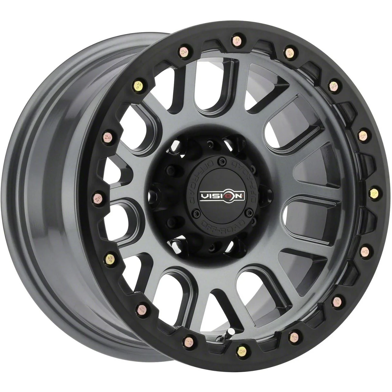 Nemesis Gunmetal 6-Lug Wheel; 17x9; -12mm Offset (19-23 Ranger)