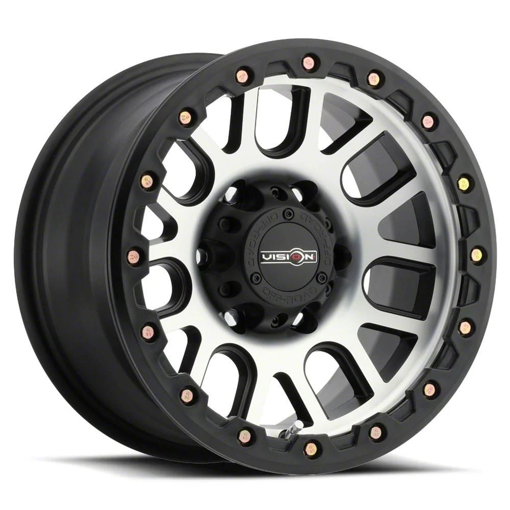 Nemesis Matte Black Machined 8-Lug Wheel; 20x9; 10mm Offset (11-16 F-350 Super Duty SRW)