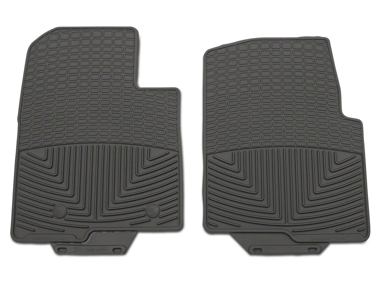 Weathertech All-Weather Front Rubber Floor Mats; Gray (09-14 F-150)