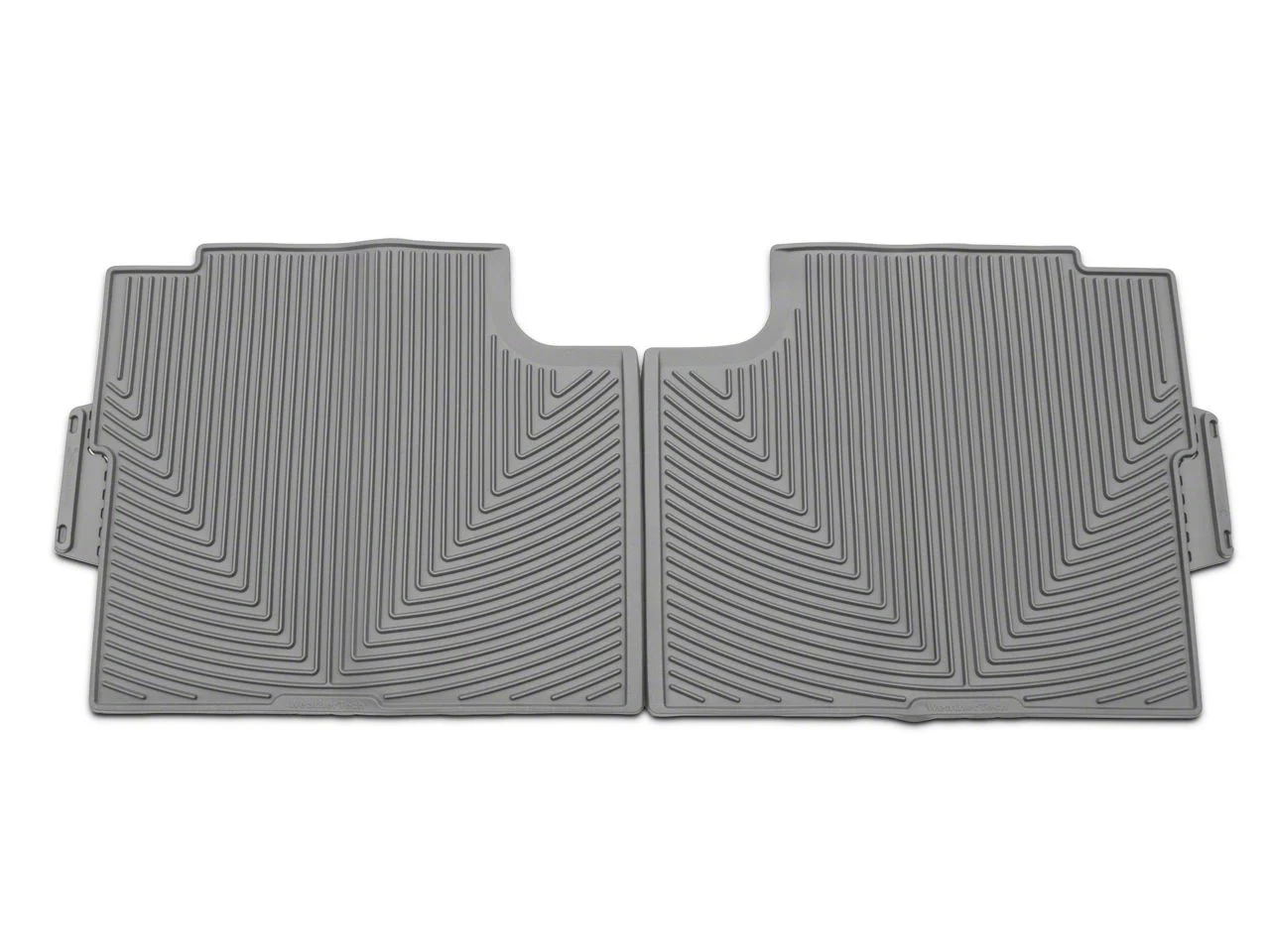 Weathertech All-Weather Rear Rubber Floor Mats; Gray (15-26 F-150 SuperCab, SuperCrew)