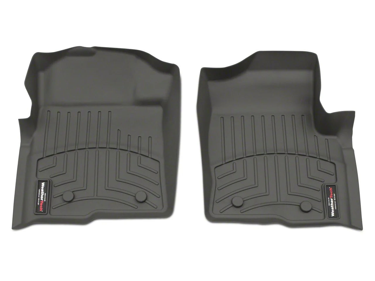 Weathertech DigitalFit Front Floor Liners; Gray (09-14 F-150)